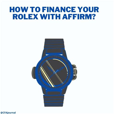 buy a rolex on finance|finance rolex with affirm.